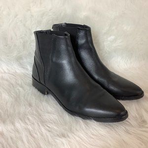 Royal RepubliQ Black Leather Chelsea Ankle Boots EU 37